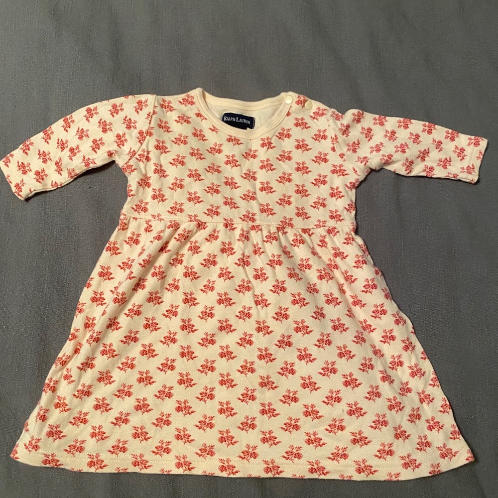 ralph lauren floral dress 3-6 months